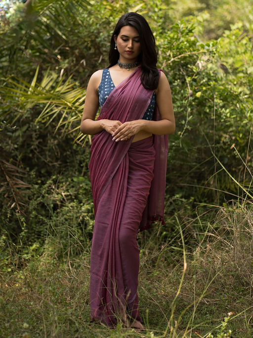 Premium and Luxe Magenta Color Handloom Cotton Saree