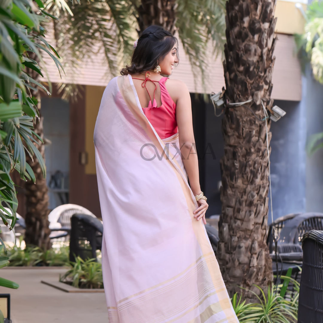 Luxurious Chanderi Cotton Silk Saree