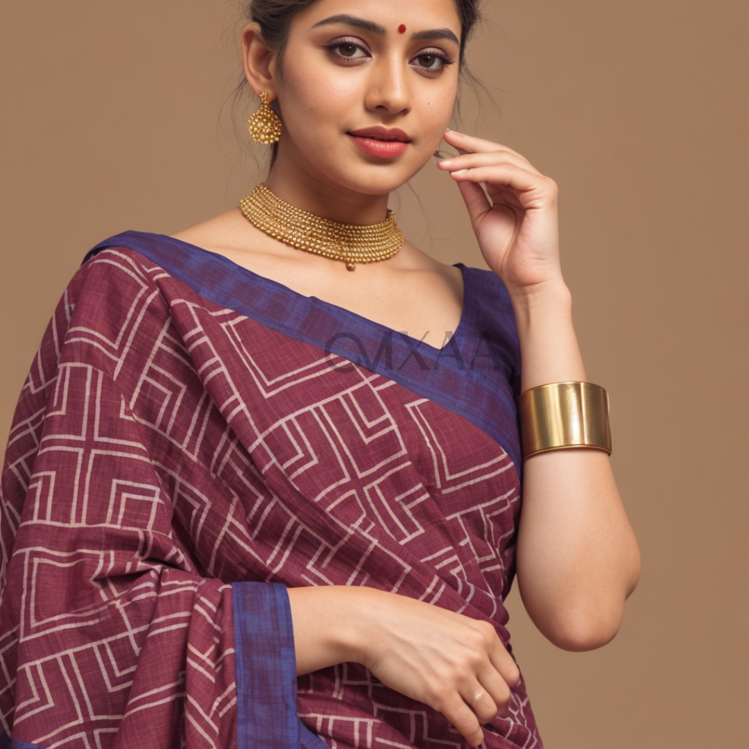 Luxurious Chanderi Cotton Silk Saree