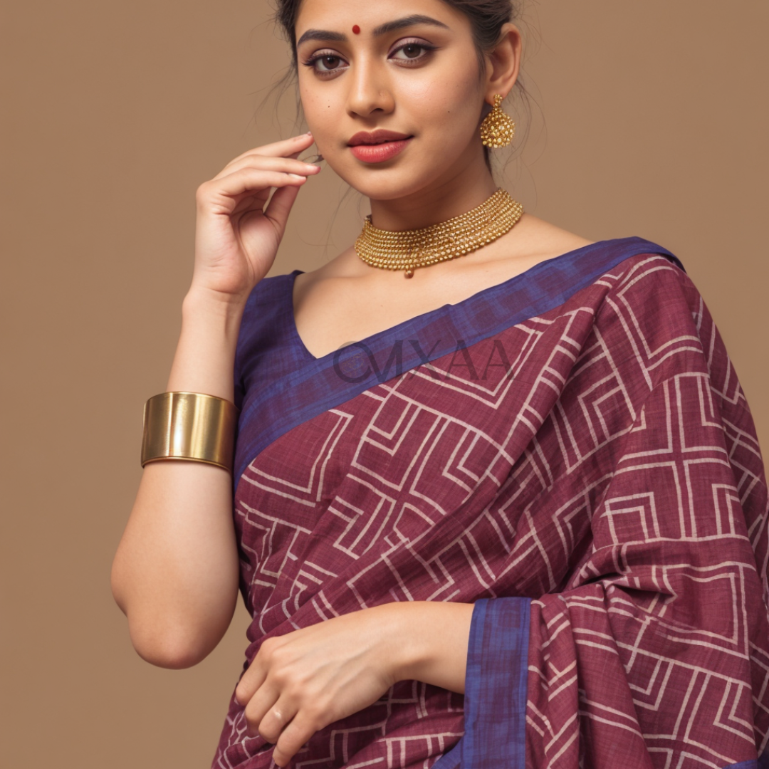 Luxurious Chanderi Cotton Silk Saree